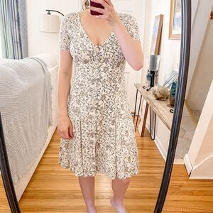 Free People Magnolia Mini Dress Floral S